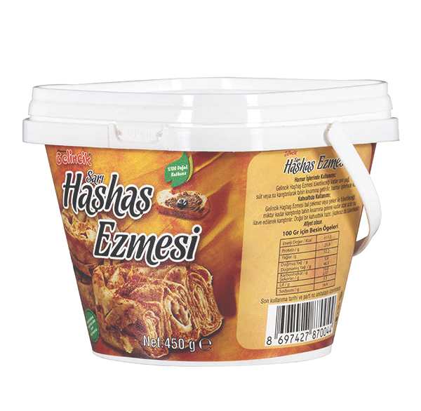 610cc-iml-etiketli-plastik-recel-hashas-ezmesi-kasesi IML Etiketli Plastik Krem Çikolata Kovası, Haşhaş Ezmesi Kovası, Reçel Kovası, 610cc