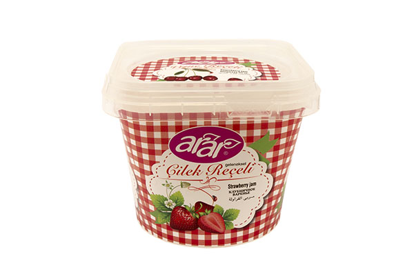 610cc-iml-etiketli-plastik-recel-kasesi IML Etiketli Plasitk Krem Çikolata Kovası, Haşhaş Ezmesi Kovası, Reçel Kovası, 610cc