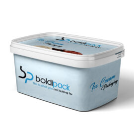 1750cc IML Etiketli Dondurma Kasesi