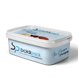 1350cc IML Etiketli Dondurma Kasesi