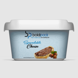 200cc IML Etiketli Kaşıklı Kapaklı Krem Çikolata Kasesi